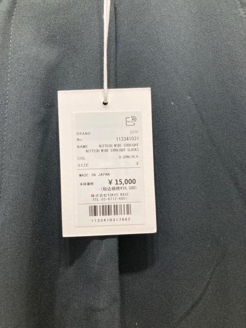 CITY（シティ）CITY (シティ) スラックス グリーン サイズ:2 未使用品の古着・服飾アイテム