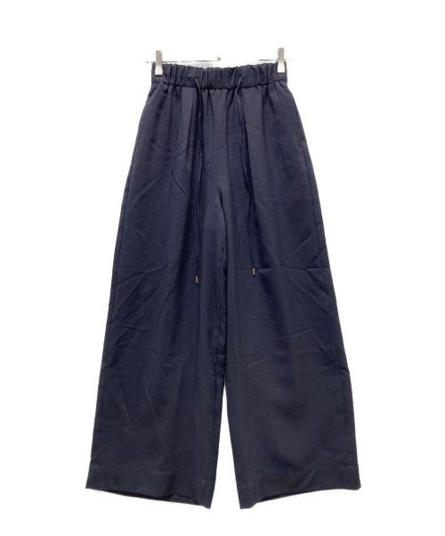 nano・universe（ナノ・ユニバース）nano・universe (ナノ・ユニバース) メランジドライ イージー ワイドパンツ グレー サイズ:Sの古着・服飾アイテム