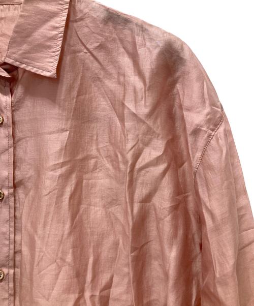 La boutique BonBon（ラブティックボンボン）La boutique BonBon (ラブティックボンボン) シアークロップドシャツ ピンク サイズ:Fの古着・服飾アイテム