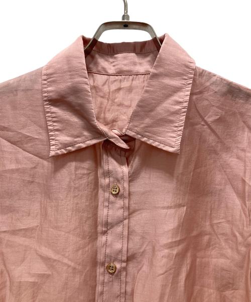 La boutique BonBon（ラブティックボンボン）La boutique BonBon (ラブティックボンボン) シアークロップドシャツ ピンク サイズ:Fの古着・服飾アイテム