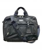 TUMIトゥミ）の古着「オールレザー2WAYブリーフケース」｜ブラック