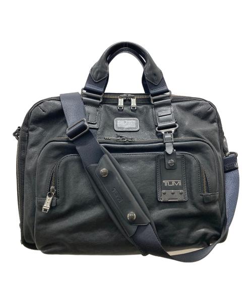 TUMI（トゥミ）TUMI (トゥミ) オールレザー2WAYブリーフケース ブラックの古着・服飾アイテム