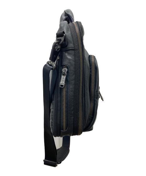 TUMI（トゥミ）TUMI (トゥミ) オールレザー2WAYブリーフケース ブラックの古着・服飾アイテム