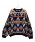 BEAMS（ビームス）の古着「総柄ニット」｜ネイビー