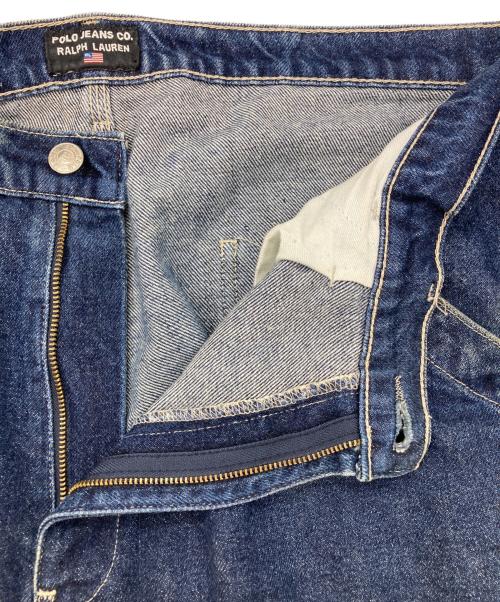 POLO JEANS CO.（ポロジーンズカンパニー）POLO JEANS CO. (ポロジーンズカンパニー) 赤ループ ペインターバギーデニムパンツ インディゴ サイズ:W38の古着・服飾アイテム