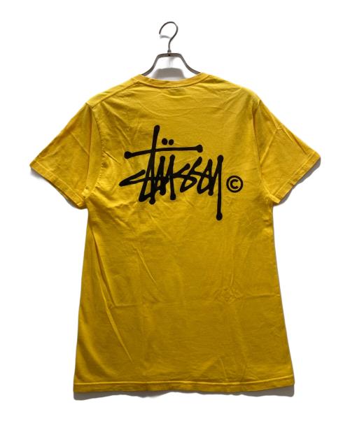 stussy（ステューシー）stussy (ステューシー) ロゴプリントTシャツ イエロー サイズ:Mの古着・服飾アイテム