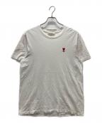 AMI Alexandre Mattiussiアミアレクサンドルマテュッシ）の古着「ハート刺繍Tシャツ」｜ホワイト