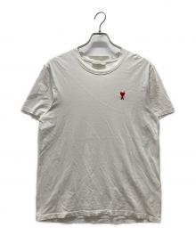 AMI Alexandre Mattiussi（アミアレクサンドルマテュッシ）の古着「ハート刺繍Tシャツ」｜ホワイト