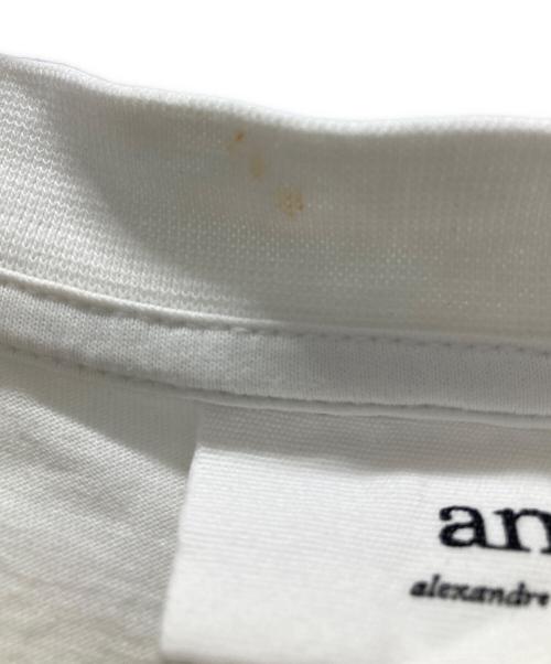 AMI Alexandre Mattiussi（アミアレクサンドルマテュッシ）AMI Alexandre Mattiussi (アミアレクサンドルマテュッシ) ハート刺繍Tシャツ ホワイト サイズ:Lの古着・服飾アイテム