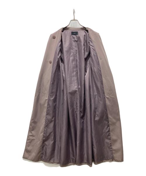 EMODA（エモダ）EMODA (エモダ) バルキースリーブトレンチコート パープル サイズ:Fの古着・服飾アイテム