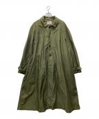 OUTILウティ）の古着「ロングコート」｜グリーン