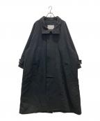 VOAAOVヴォアーブ）の古着「WOOL OVERSIZE STANDCOLLAR COAT」｜ブラック