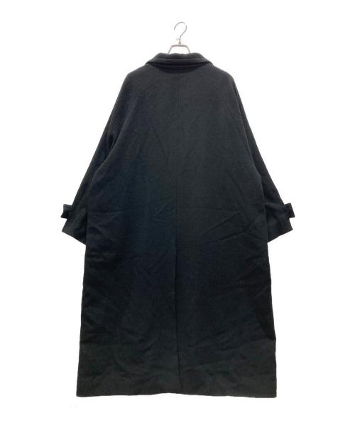 VOAAOV（ヴォアーブ）VOAAOV (ヴォアーブ) WOOL OVERSIZE STANDCOLLAR COAT ブラック サイズ:Lの古着・服飾アイテム