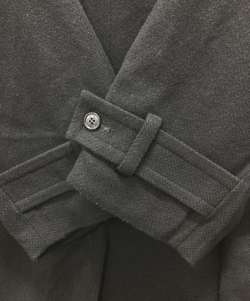 VOAAOV（ヴォアーブ）VOAAOV (ヴォアーブ) WOOL OVERSIZE STANDCOLLAR COAT ブラック サイズ:Lの古着・服飾アイテム