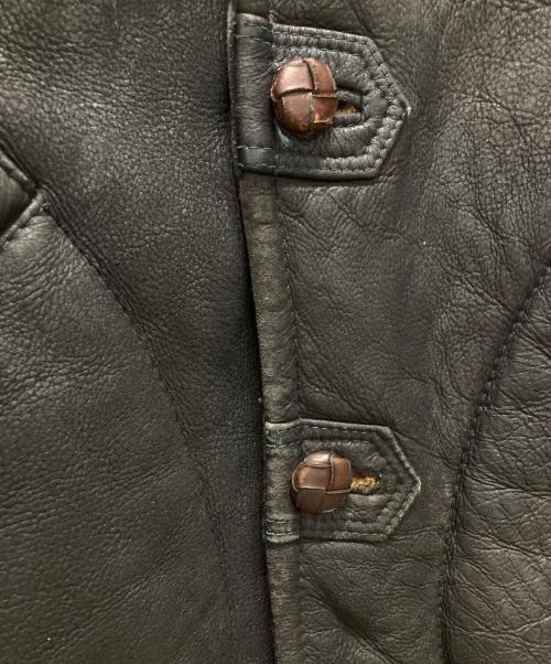 MITSUMINE（ミツミネ）MITSUMINE (ミツミネ) ムートンコート ブラック サイズ:表記なしの古着・服飾アイテム