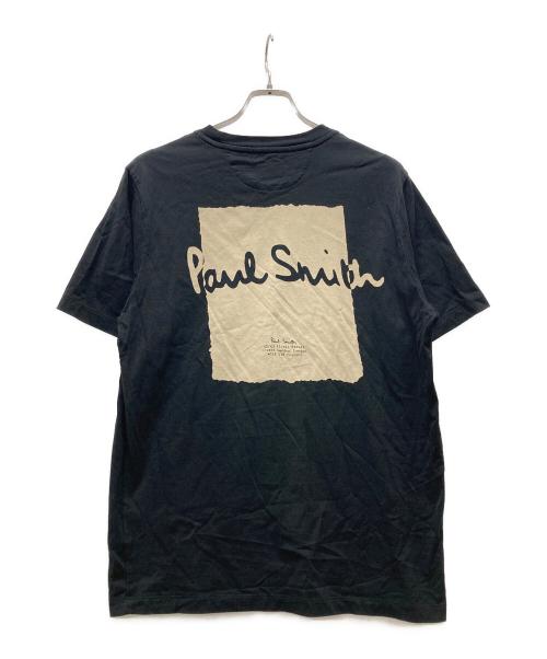PAUL SMITH（ポールスミス）Paul Smith (ポールスミス) 'Big Logo' Tシャツ ブラック サイズ:Mの古着・服飾アイテム