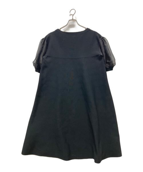 CELFORD（セルフォード）CELFORD (セルフォード) スリーブシースルーワンピース ブラック サイズ:38の古着・服飾アイテム