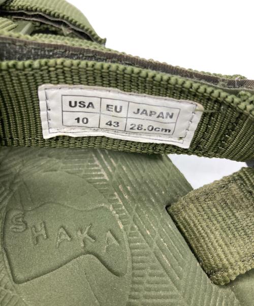 shaka（シャカ）shaka (シャカ) サンダル グリーン サイズ:28の古着・服飾アイテム