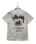 中古・古着 stussy (ステューシー) LION TRIBE TEE/ロゴプリントTシャツ ホワイト サイズ:M：6000円