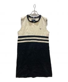 FRED PERRY（フレッドペリー）の古着「ノースリーブワンピース」｜ブラック
