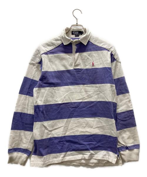 POLO RALPH LAUREN（ポロ・ラルフローレン）POLO RALPH LAUREN (ポロ・ラルフローレン) ラガーシャツ パープル サイズ:Mの古着・服飾アイテム