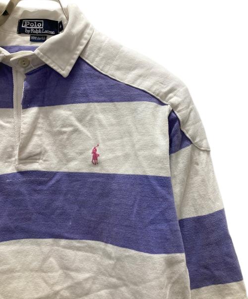 POLO RALPH LAUREN（ポロ・ラルフローレン）POLO RALPH LAUREN (ポロ・ラルフローレン) ラガーシャツ パープル サイズ:Mの古着・服飾アイテム