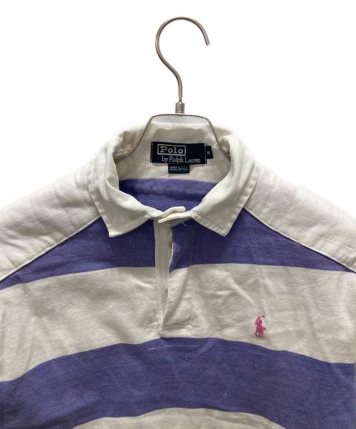 POLO RALPH LAUREN（ポロ・ラルフローレン）POLO RALPH LAUREN (ポロ・ラルフローレン) ラガーシャツ パープル サイズ:Mの古着・服飾アイテム