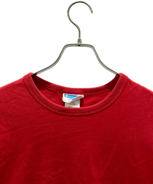 Champion（チャンピオン）Champion (チャンピオン) Coca Cola (コカコーラ) ロングスリーブカットソー レッド サイズ:Sの古着・服飾アイテム