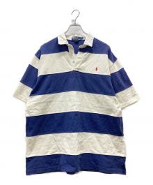 POLO RALPH LAUREN（ポロ・ラルフローレン）の古着「半袖ラガーシャツ」｜ネイビー