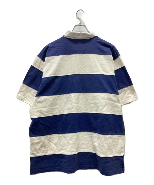 POLO RALPH LAUREN（ポロ・ラルフローレン）POLO RALPH LAUREN (ポロ・ラルフローレン) 半袖ラガーシャツ ネイビー サイズ:Lの古着・服飾アイテム