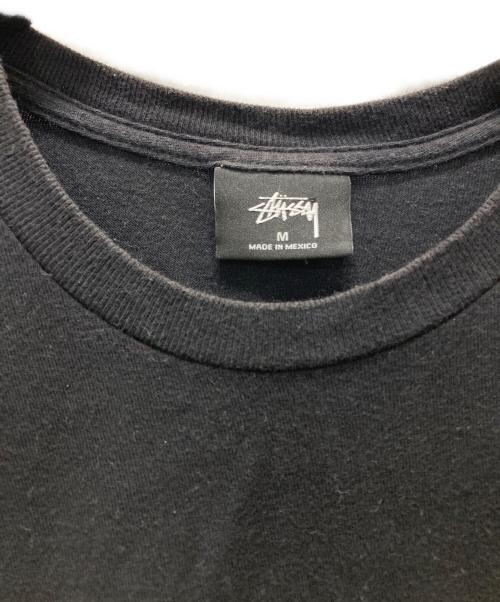 stussy（ステューシー）stussy (ステューシー) ロゴプリントTシャツ ブラック サイズ:Mの古着・服飾アイテム