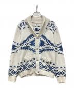 RHC Ron Hermanアールエイチシー ロンハーマン）の古着「ネイティブ柄ショールカーディガン」｜ホワイト