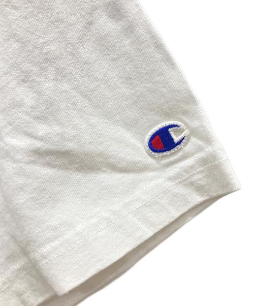 Champion（チャンピオン）Champion (チャンピオン) RHC Ron Herman (アールエイチシー ロンハーマン) 別注ポケットTシャツ ホワイト サイズ:Mの古着・服飾アイテム