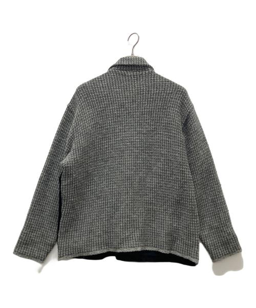 s.moritz（s.moritz）s.moritz (s.moritz) 古着レザー切替プルオーバーシャツ ブラック サイズ:SMの古着・服飾アイテム