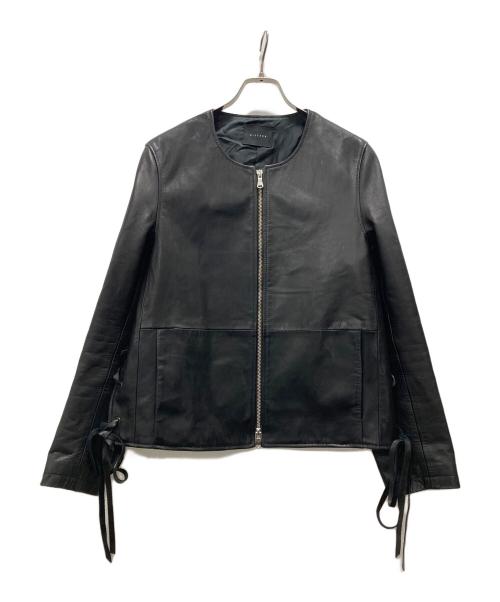 Wizzard（ウィザード）Wizzard (ウィザード) 馬革レザージャケット ブラック サイズ:1の古着・服飾アイテム