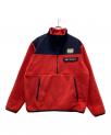）の古着「フリースジャケット」｜ネイビー×レッド