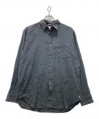 SOU・SOUソウソウ）の古着「坂尾織物 高島縮シャツ」｜グレー