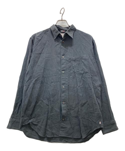 SOU・SOU（ソウソウ）SOU・SOU (ソウソウ) 坂尾織物 高島縮シャツ グレー サイズ:記載無しの古着・服飾アイテム
