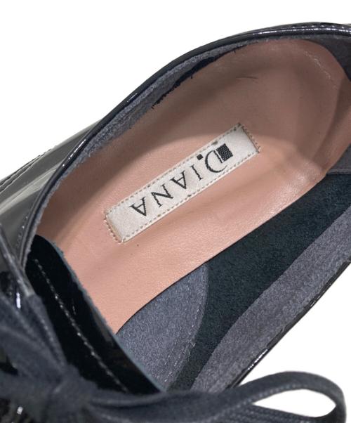 DIANA（ダイアナ）DIANA (ダイアナ) エナメルシューズ ブラック サイズ:22 1/2の古着・服飾アイテム