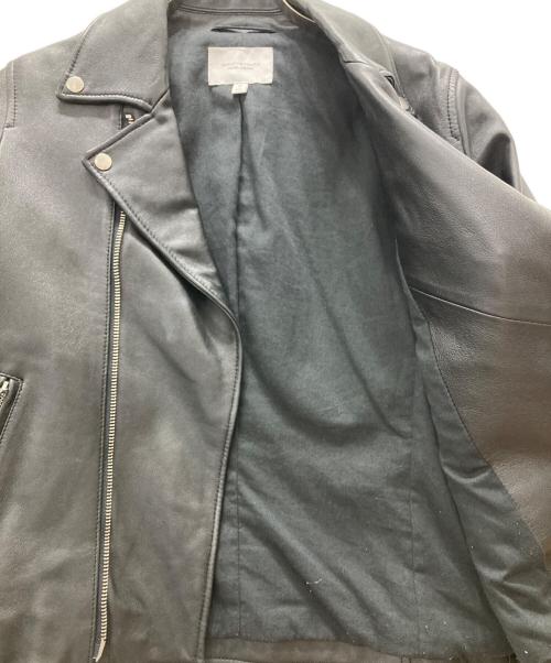 BEAUTY&YOUTH（ビューティーアンドユース）BEAUTY&YOUTH (ビューティーアンドユース) シープレザーダブルライダースジャケット ブラック サイズ:Sの古着・服飾アイテム