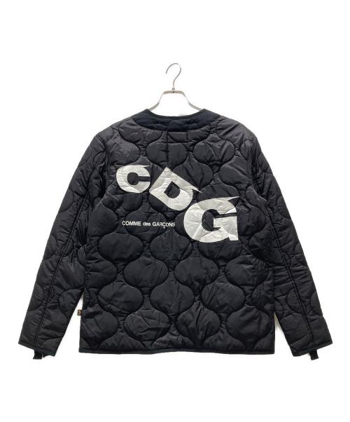 ALPHA（アルファ）ALPHA (アルファ) CDG (シーディージー) キルティングジャケット ブラック サイズ:Sの古着・服飾アイテム