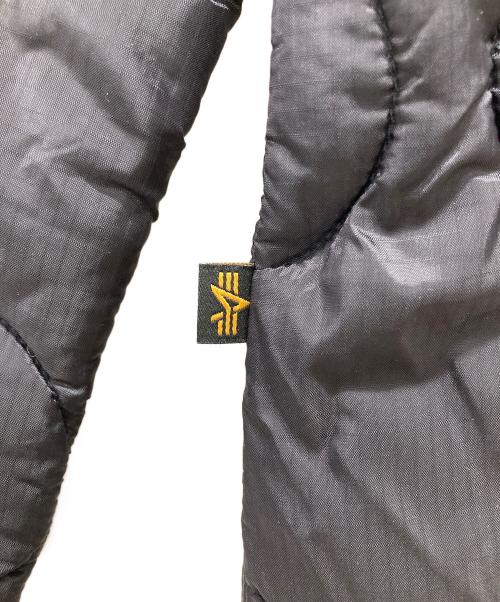 ALPHA（アルファ）ALPHA (アルファ) CDG (シーディージー) キルティングジャケット ブラック サイズ:Sの古着・服飾アイテム