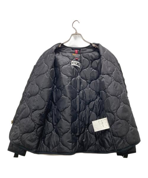 ALPHA（アルファ）ALPHA (アルファ) CDG (シーディージー) キルティングジャケット ブラック サイズ:Sの古着・服飾アイテム