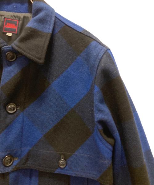 FULLCOUNT（フルカウント）FULLCOUNT (フルカウント) チェックシャツジャケット ブルー サイズ:40の古着・服飾アイテム