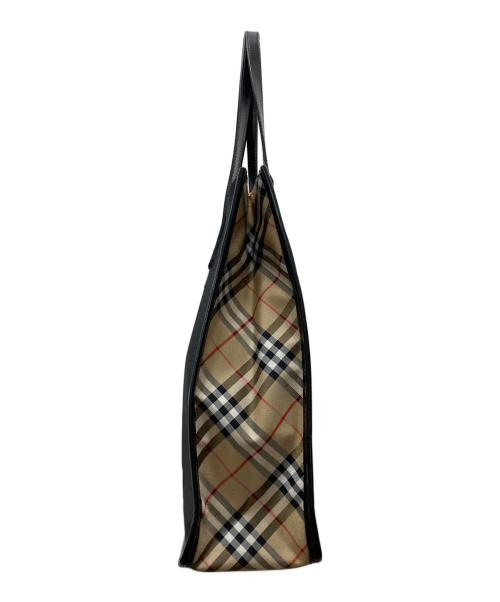 BURBERRY BLUE LABEL（バーバリーロンドンブルーレーベル）BURBERRY BLUE LABEL (バーバリーロンドンブルーレーベル) トートバッグ ブラックの古着・服飾アイテム