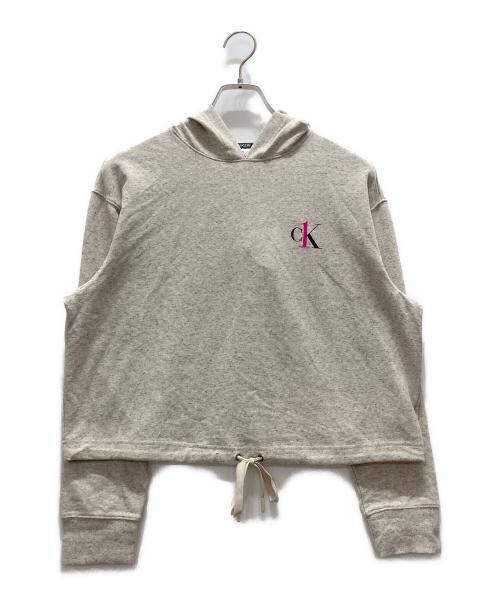 calvin klein sleepwear（カルバンクライン）calvin klein sleepwear (カルバンクライン) プルオーバーパーカー グレー サイズ:Mの古着・服飾アイテム