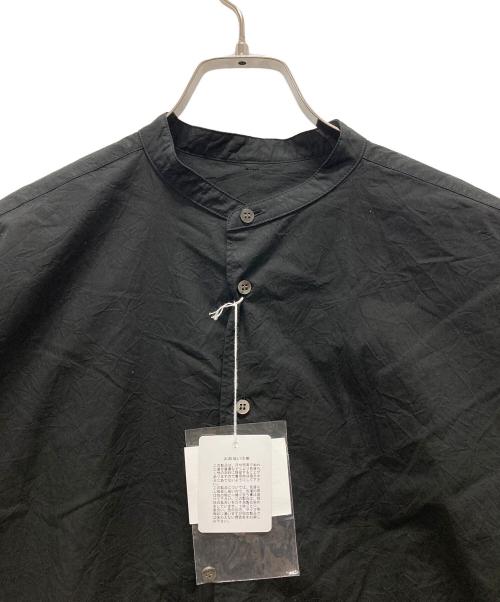 YUNI（ユニ）YUNI (ユニ) バンドカラーシャツ ブラック サイズ:Fの古着・服飾アイテム