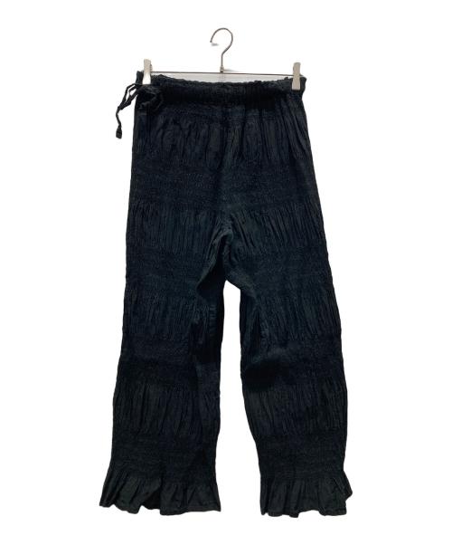 me ISSEY MIYAKE（ミーイッセイ ミヤケ）me ISSEY MIYAKE (ミーイッセイ ミヤケ) ギャザープリーツパンツ ブラック サイズ:表記なしの古着・服飾アイテム