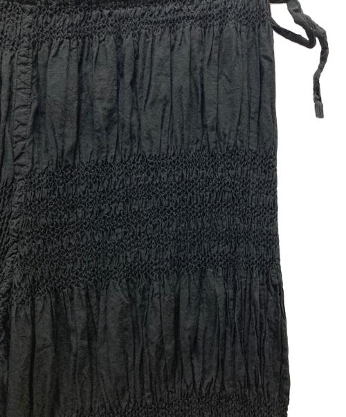 me ISSEY MIYAKE（ミーイッセイ ミヤケ）me ISSEY MIYAKE (ミーイッセイ ミヤケ) ギャザープリーツパンツ ブラック サイズ:表記なしの古着・服飾アイテム