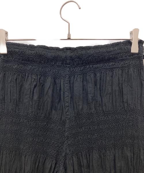me ISSEY MIYAKE（ミーイッセイ ミヤケ）me ISSEY MIYAKE (ミーイッセイ ミヤケ) ギャザープリーツパンツ ブラック サイズ:表記なしの古着・服飾アイテム